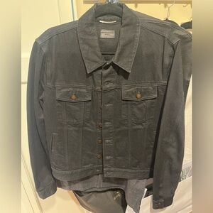 SAINT LAURENT Men’s Black Denim Jacket MEDIUM